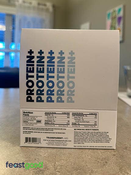 Transparent Labs Protein Bar+