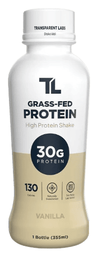Transparent Labs Grass-Fed Protein Shake