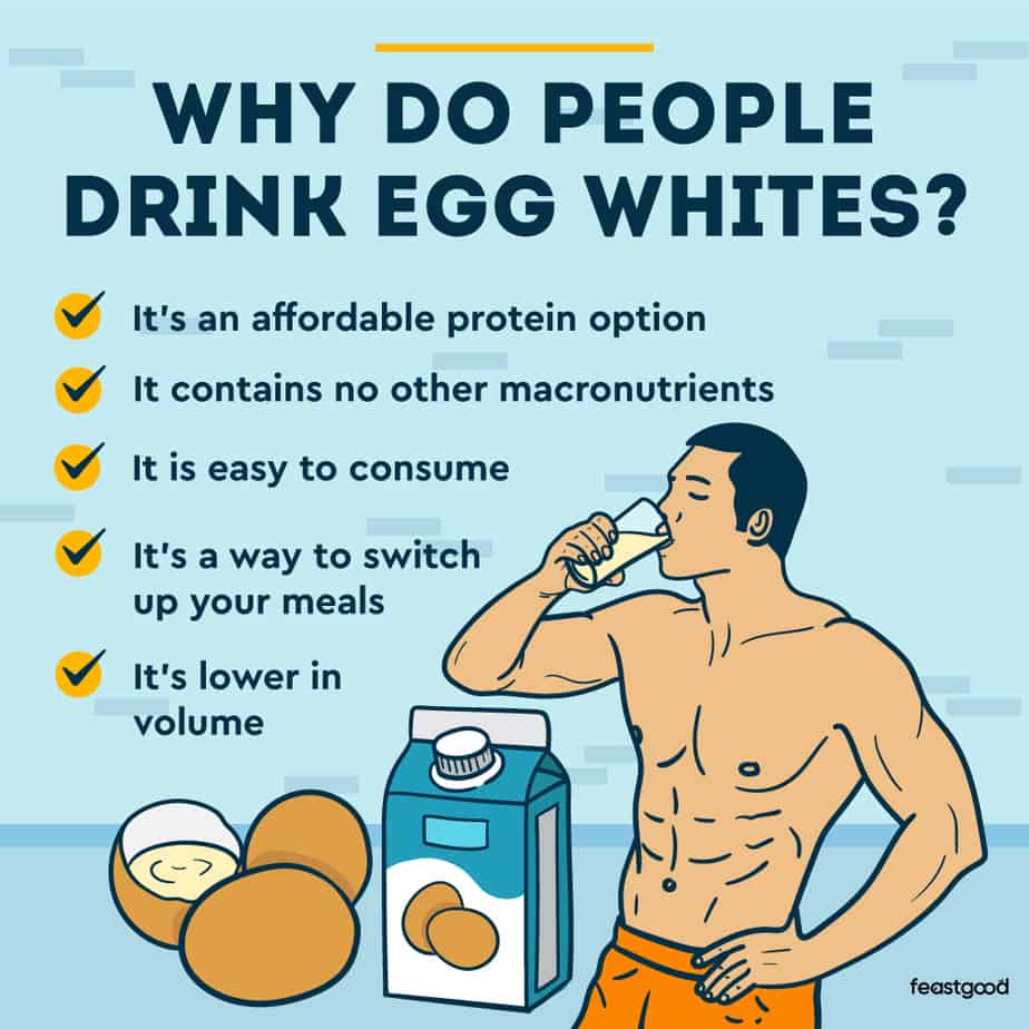 Drinking Egg Whites Are There Benefits & Can You Drink Them