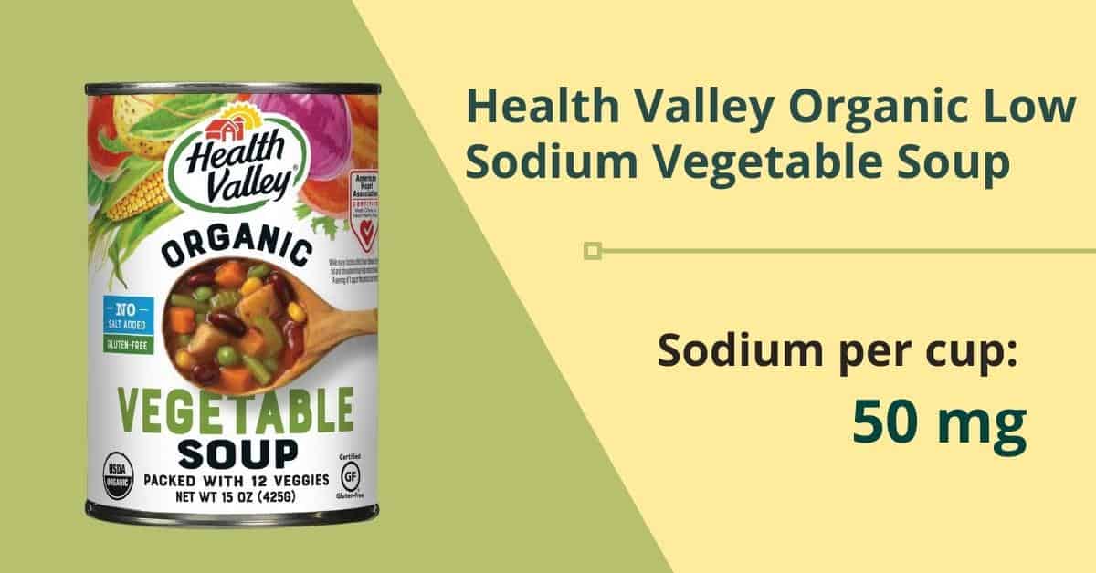 30 Best Low Sodium StoreBought Soups