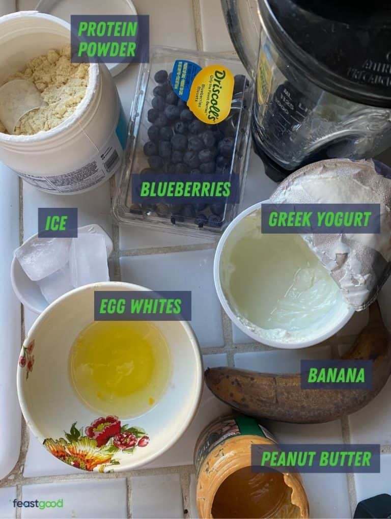 Egg White Protein Shake (Made With 45g of Protein)