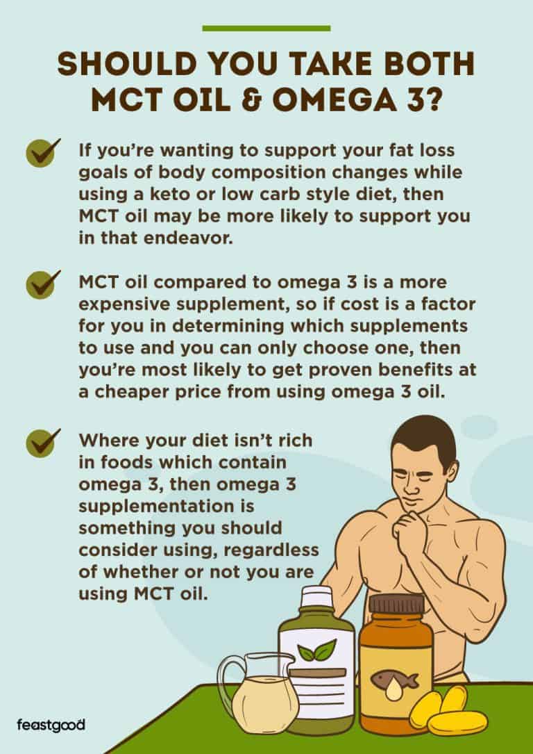 MCT Oil vs Omega 3 Pros, Cons, & Do You Need To Take Both?
