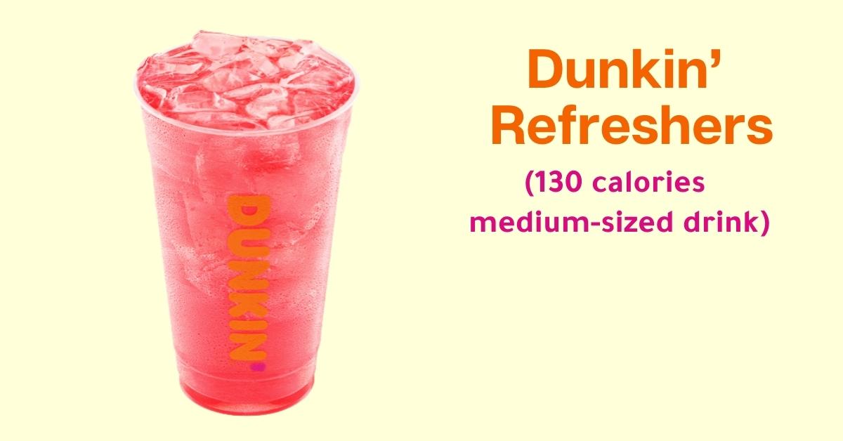 9 NEW Low Calorie Drinks at Dunkin’ Donuts