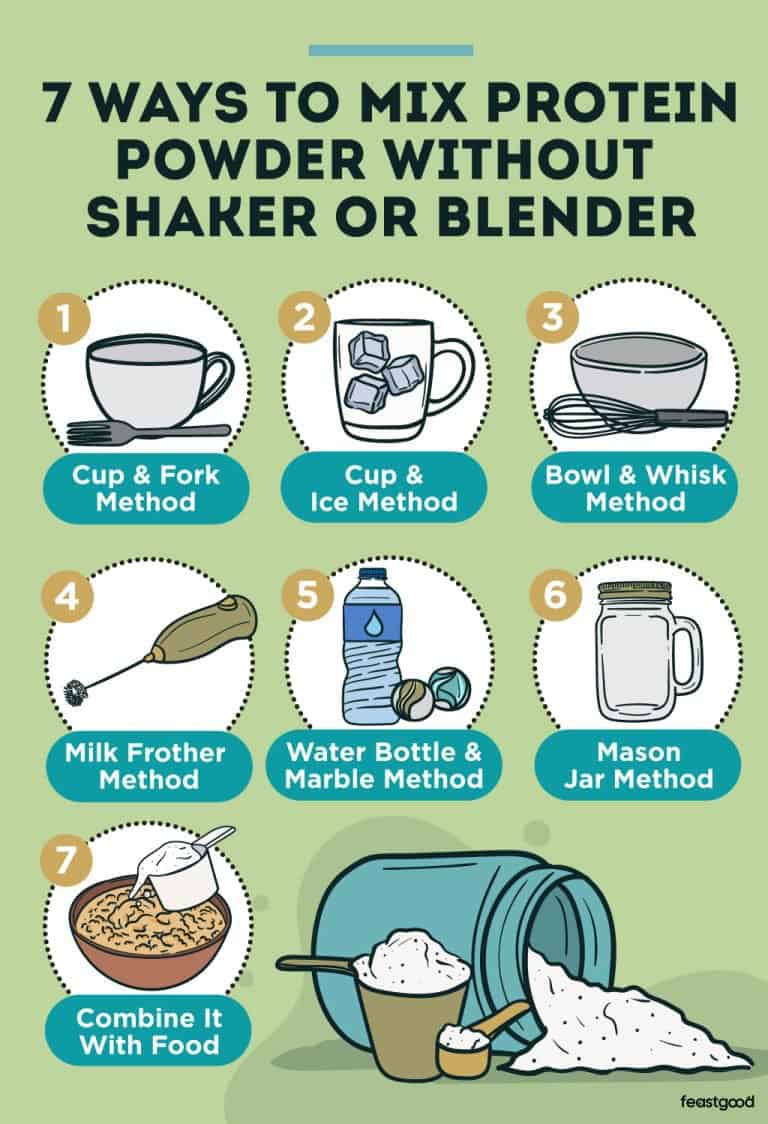 How To Mix Protein Powder Without A Shaker or Blender (7 Ways