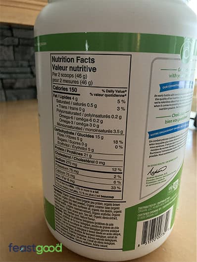 Orgain Organic Protein Powder