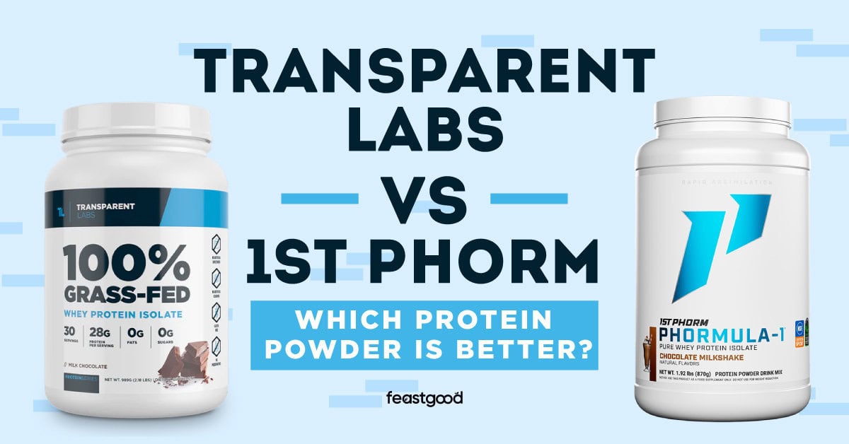 Transparent Labs vs 1st Phorm Which Protein Powder is Better