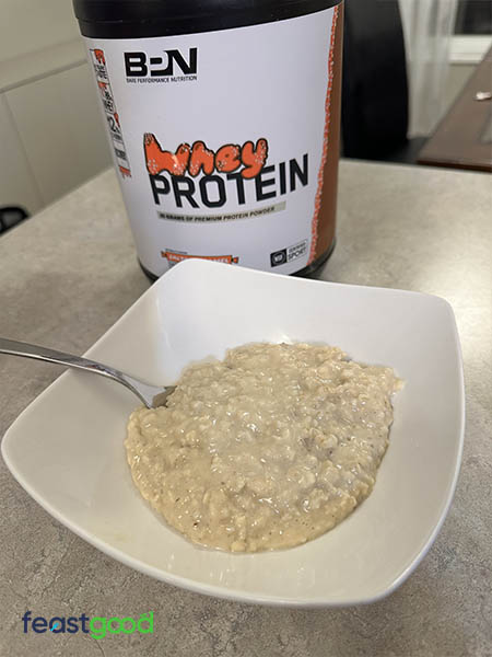 BPN Whey Protein oatmeal