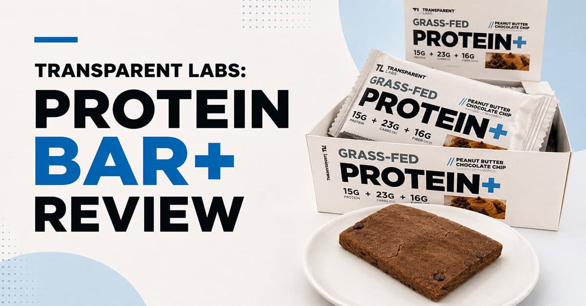 Transparent Labs Protein Bar+