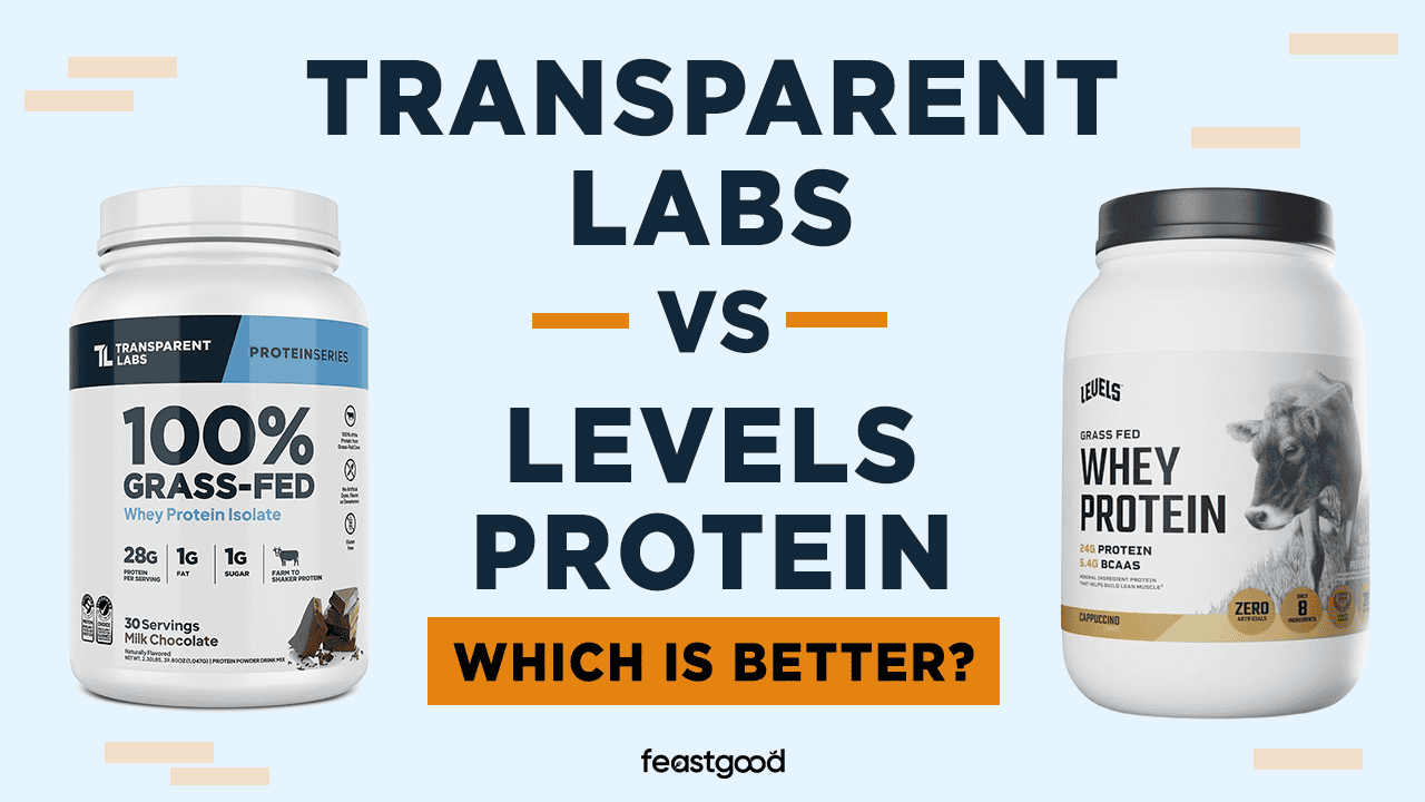 Transparent Labs vs Levels Protein - FeastGood.com Transparent Labs vs Levels Protein
