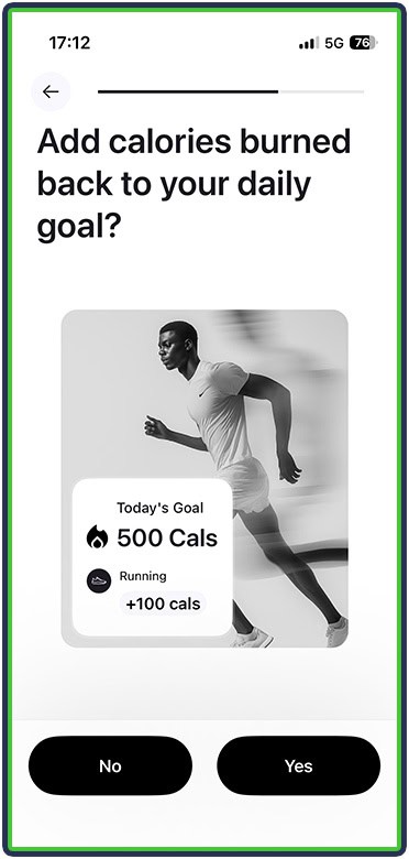 Cal AI - calories burned