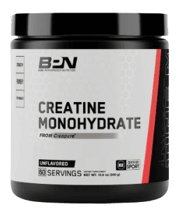 Bottle of BPN Creatine Monohydrate, unflavored, 60 servings