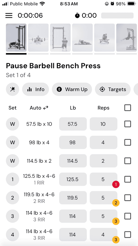 MaroFactor Workouts