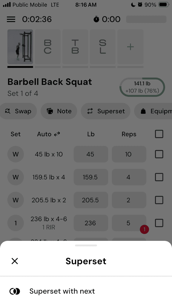 MaroFactor Workouts